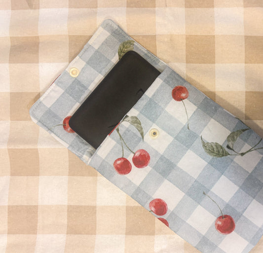 Blue cherry kindle slip