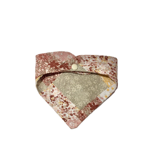 Floral Clip on Bandana