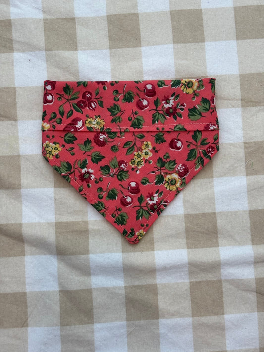 Floral cherry bandana