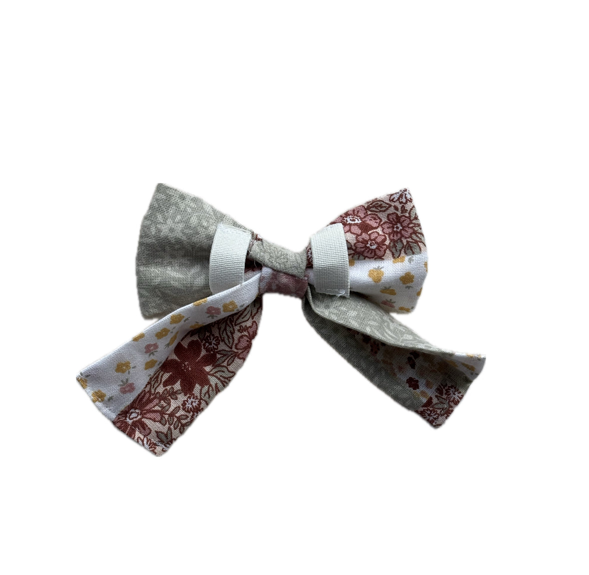 Floral patchwork bow tie