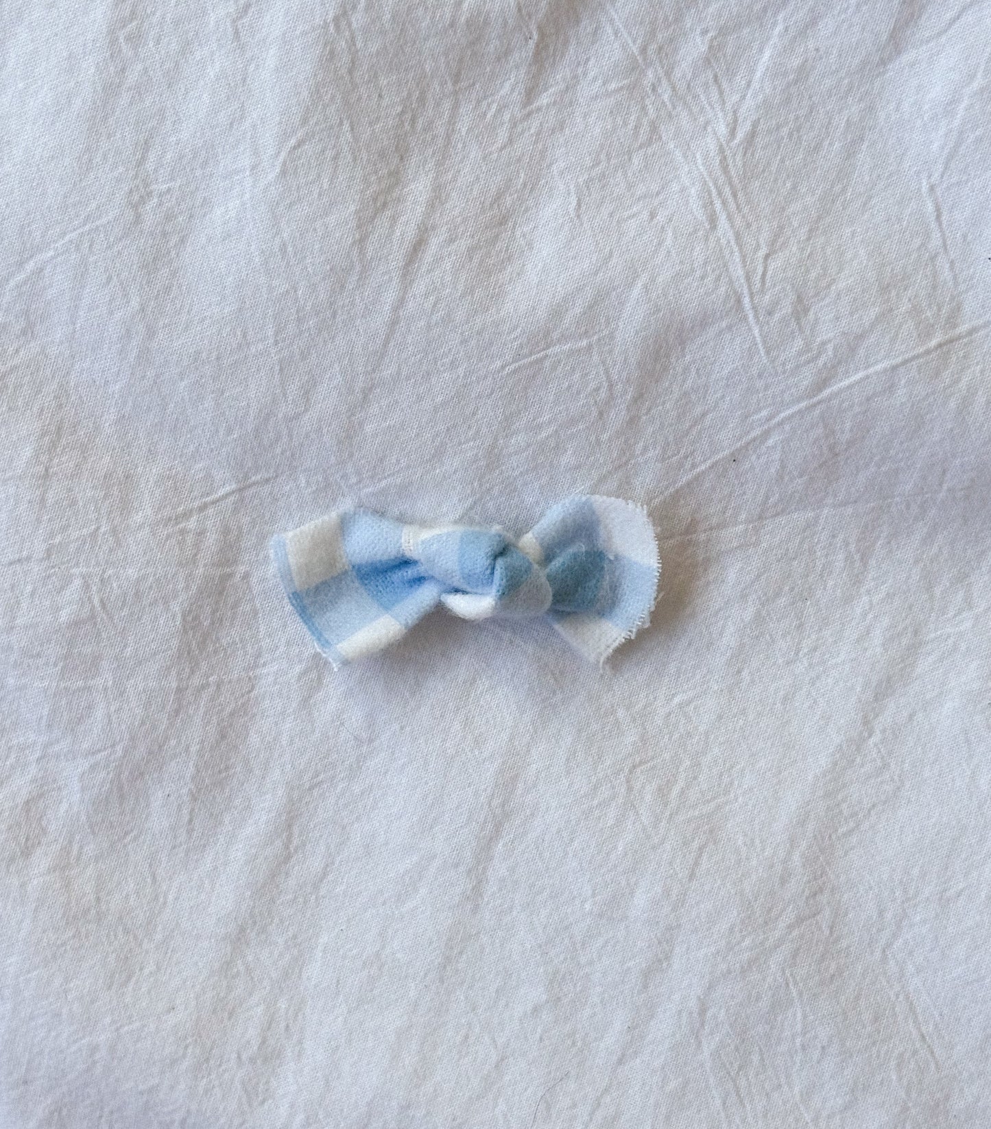 Blue hair bow
