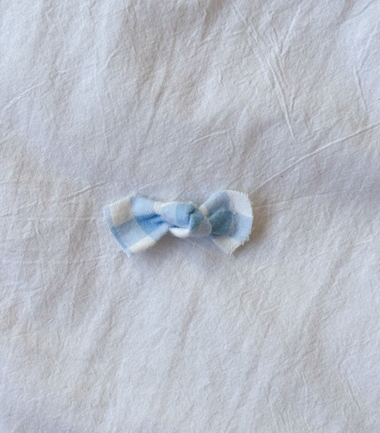 Blue hair bow