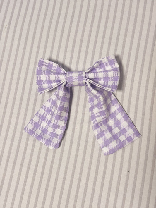 Purple bow