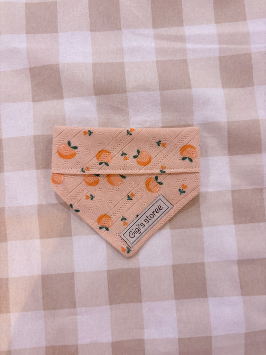 Peaches clip on bandana
