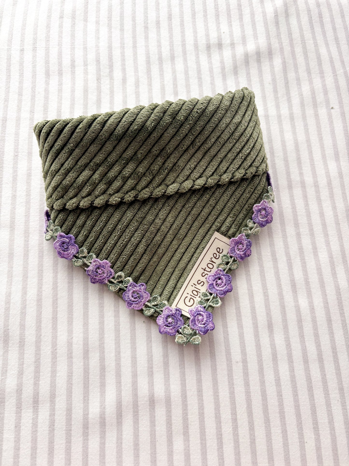 Green cord bandana