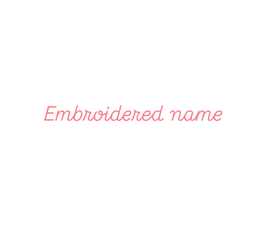 Embroidery name