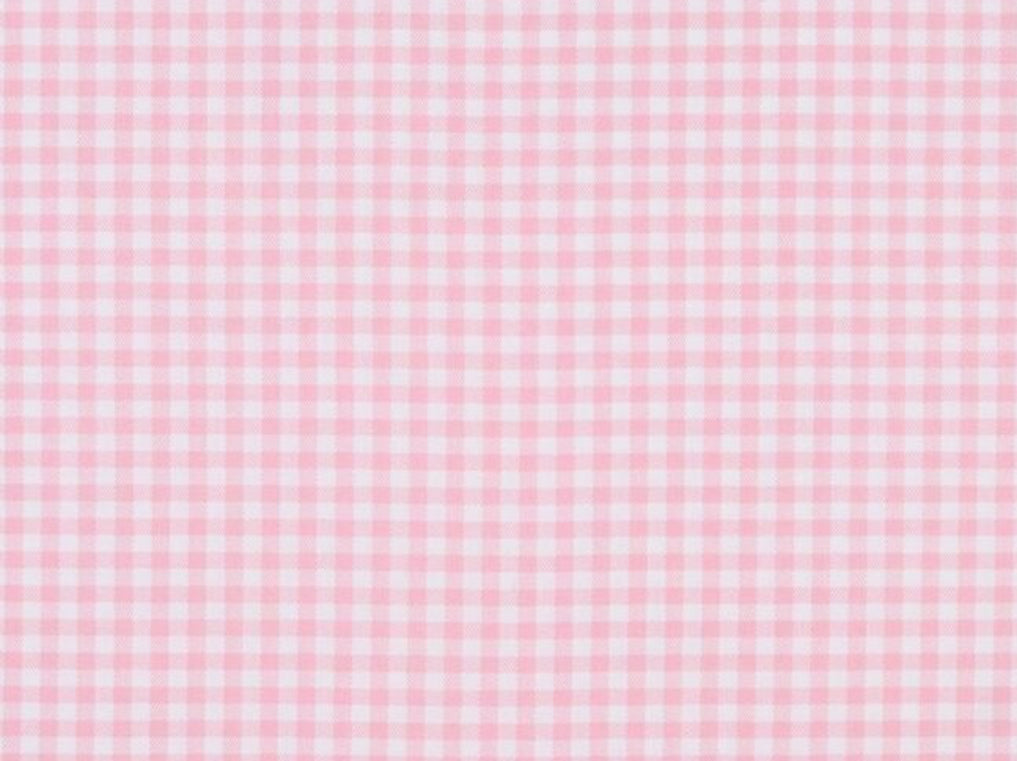 Pink gingham hair bow
