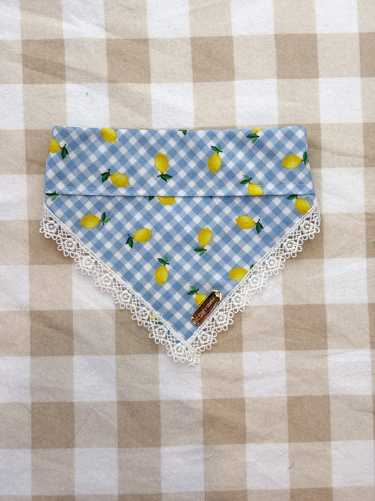 Lemon trim bandana